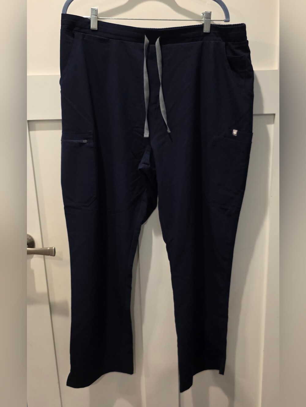 Figs Technical Collection Scrub Pants XL Navy Medical Healthcare Pockets